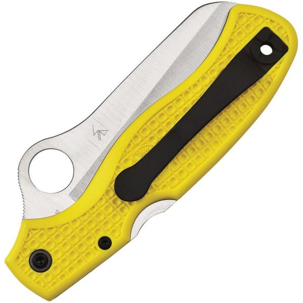 Spyderco Atlantic Salt Lockback H2 Yellow