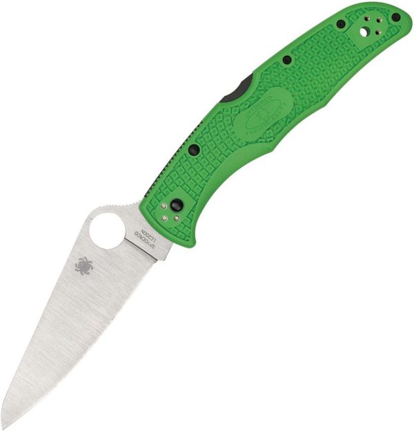 Spyderco Pacific Salt 2 Green LC 200N Plain Edge