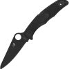 Spyderco Pacific Salt 2 Lockback 3.75" H2 Black Folding Knife