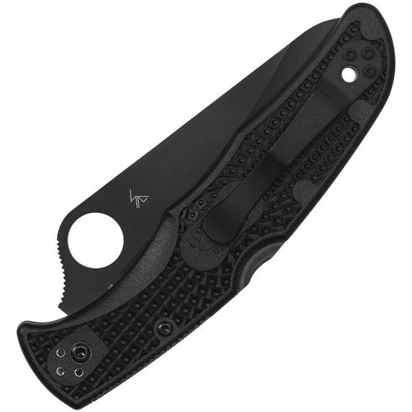 Spyderco Pacific Salt 2 Black H2 TiNi Serrated