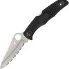 Spyderco Pacific Salt 2 Black H2 Serrated Knife