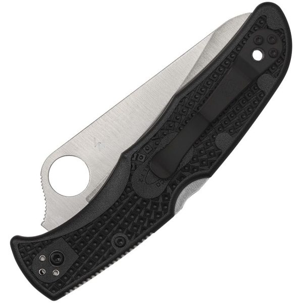 Spyderco Pacific Salt 2 Black H2 Serrated Knife
