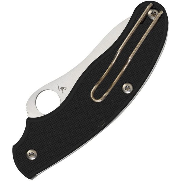 Spyderco UK Pen Knife Black Drop Point