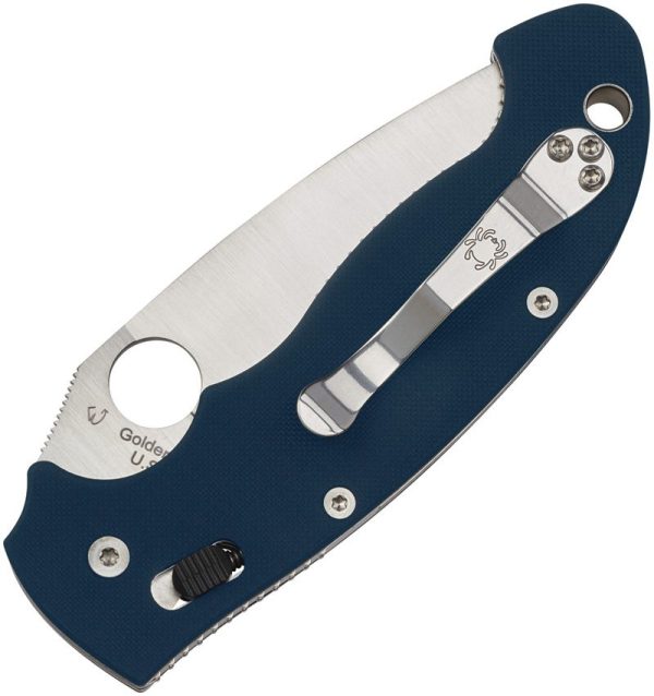 Spyderco Manix 2 XL CPM-SPY27 Cobalt Blue G-10