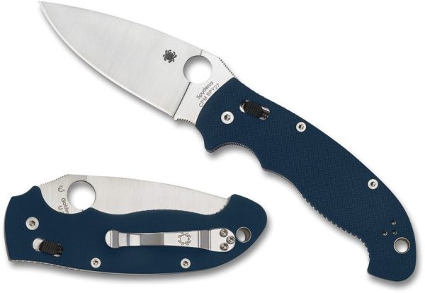 Spyderco Manix 2 XL CPM-SPY27 Cobalt Blue G-10