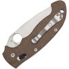 Spyderco Manix 2 XL CPM Cru-Wear Brown Canvas Micarta