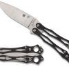 Spyderco SmallFly 2 Balisong CPM-S30V Black G-10