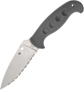 SCFB05SGY.jpg Spyderco Temperance Fixed Blade - Gray FRN CPM Cru-Wear