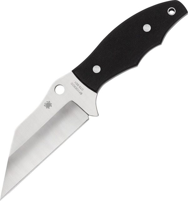 SCFB09GP2.jpg Spyderco Ronin 2 Fixed Blade - Black G10 Wharncliffe