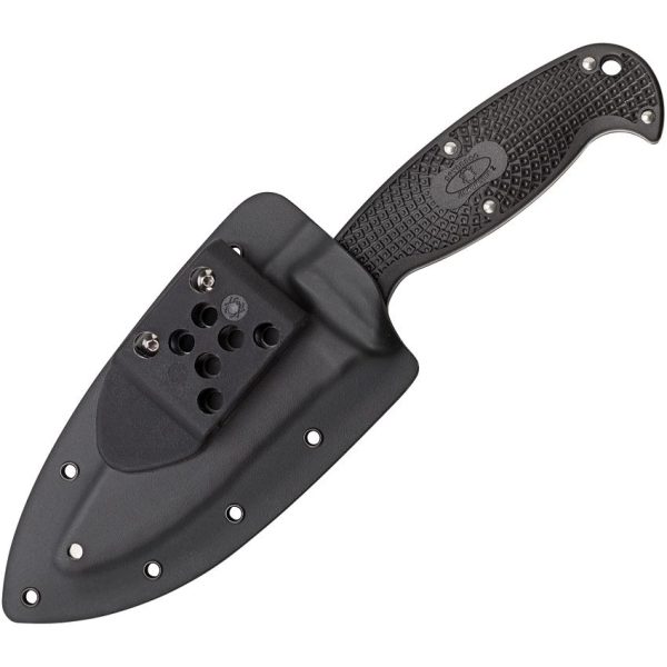 Spyderco Jumpmaster 2 Fixed Blade - Black Handle H1 Serrated