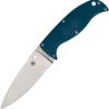 SCFB31PBL2K390.jpg Spyderco Enuff 2 K390 Fixed Blade - Blue FRN Handle