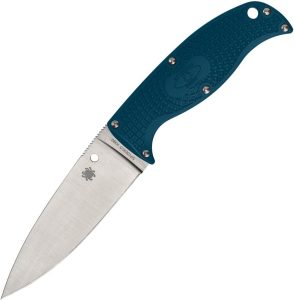 SCFB31PBL2K390.jpg Spyderco Enuff 2 K390 Fixed Blade - Blue FRN Handle