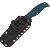 Spyderco Enuff 2 K390 Fixed Blade - Blue Handle