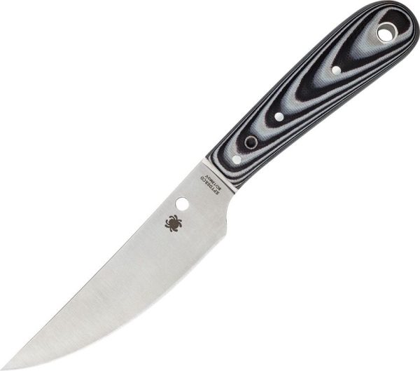 Spyderco Bow River G10 Fixed Blade - Black/White