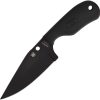 SCFB48PBBK.jpg Spyderco Subway Bowie LC200N Black Blade - FRN