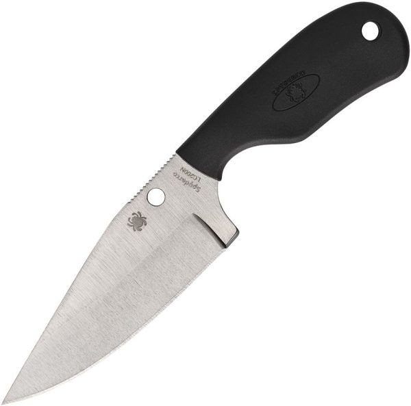 Spyderco Subway Bowie Fixed Blade - Black FRN Handle