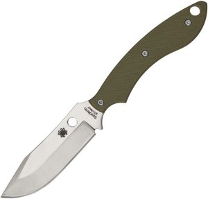 SCFB49GPOD.jpg Spyderco Stok Bowie OD G10 Fixed Blade
