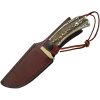 Schrade Uncle Henry Fixed Blade Knife 4" Satin Stainless Staglon
