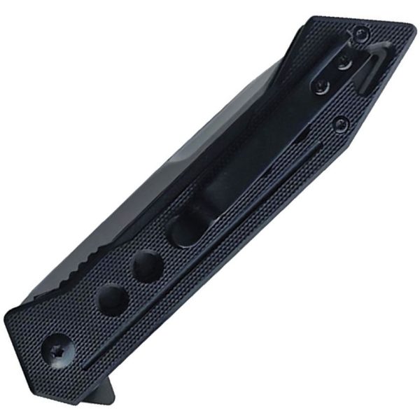 Schrade Linerlock Folding Knife 3" Tanto Blade Black G10