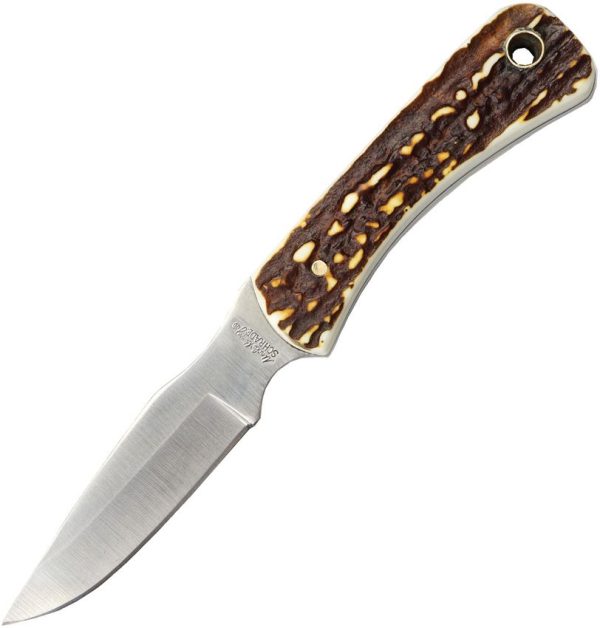 Schrade Uncle Henry Fixed Blade - Staglon Handle