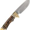 Schrade Uncle Henry Fixed Blade 7Cr17MoV Staglon Handle Knife