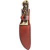Schrade Uncle Henry Fixed Blade Knife 7Cr17MoV Staglon Handle