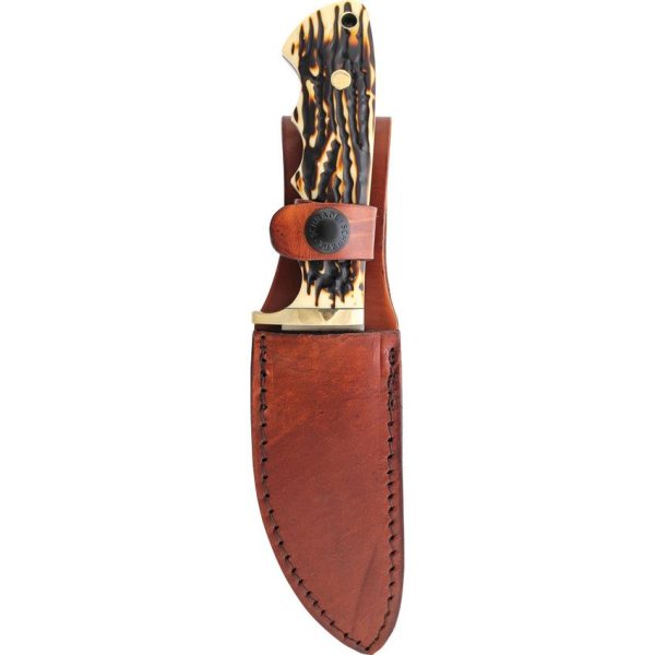 Schrade Uncle Henry Fixed Blade Knife 7Cr17MoV Staglon Handle