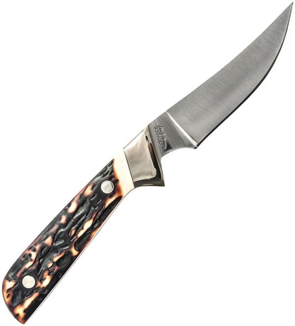 Schrade Uncle Henry Fixed Blade Knife 3.5" 7Cr17MoV Staglon