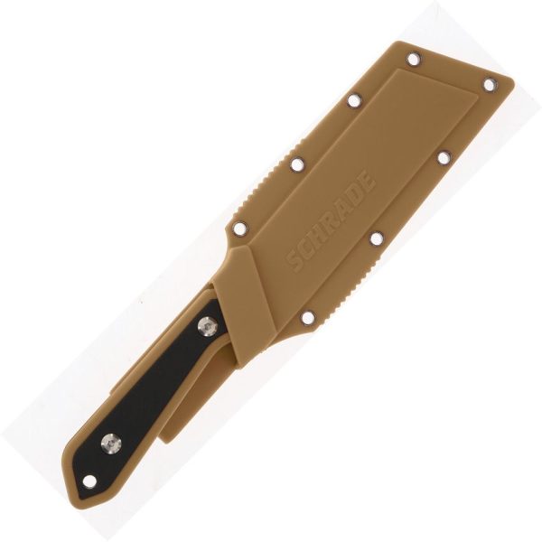 Schrade Frontier Fixed Blade Knife 4.25" 3Cr13 Black Oxide