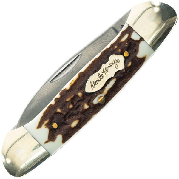 Schrade Uncle Henry Large Canoe Staglon Multi-Blade