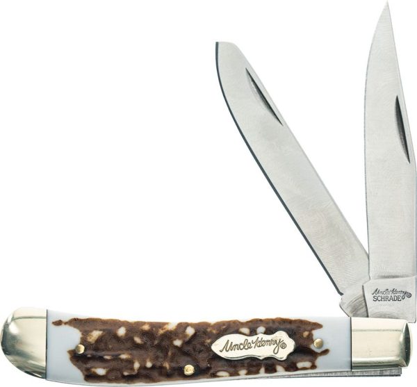 Schrade Uncle Henry Pro Trapper Staglon Folding Knife