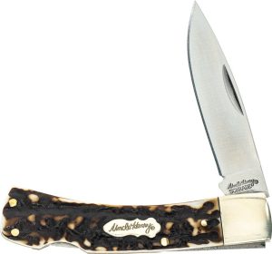Schrade Uncle Henry Bruin Lockback Staglon Knife