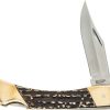 Schrade Papa Bear Lockback Folding Knife 7Cr17MoV Staglon