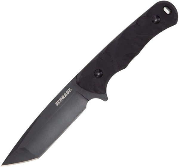 Schrade Regime Fixed Blade AUS-8 Tanto Black