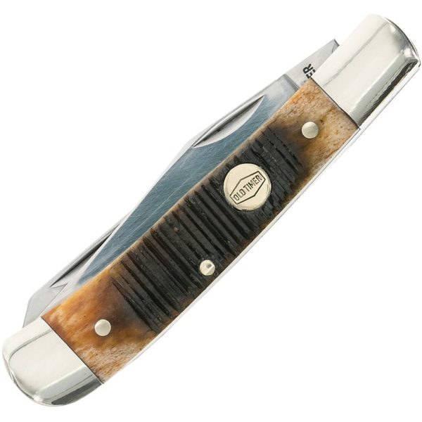 Schrade Old Timer Trapper 1095HC Bone