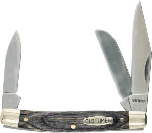 Schrade Heritage Middleman Folding Knife D2 Steel Black Wood