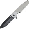Schrade Shudder Linerlock A/O - Black G10 Tanto Blade