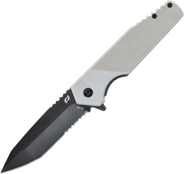Schrade Shudder Linerlock A/O - Black G10 Tanto Blade