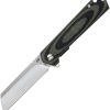 Schrade Lateral Framelock - Black/Green G10 Sheepsfoot