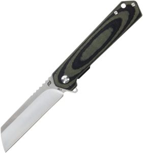 Schrade Lateral Framelock - Black/Green G10 Sheepsfoot