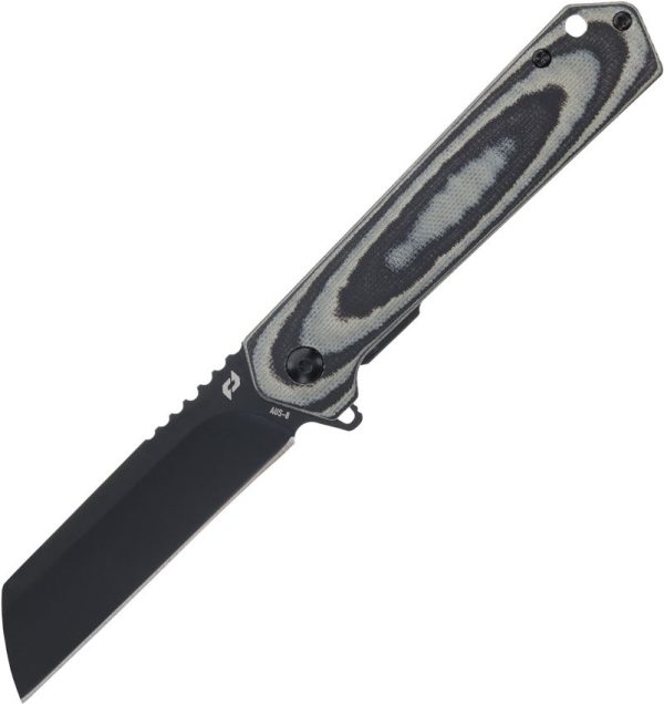 Schrade Lateral Framelock - Black/White G10 Sheepsfoot