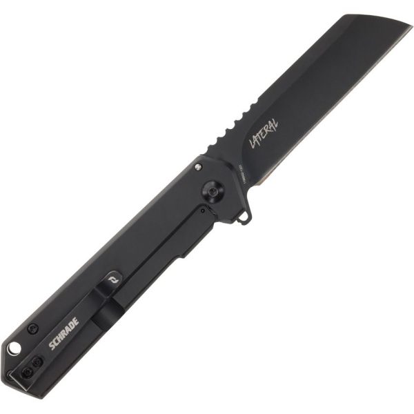 Schrade Lateral Framelock - Black/White G10 Sheepsfoot