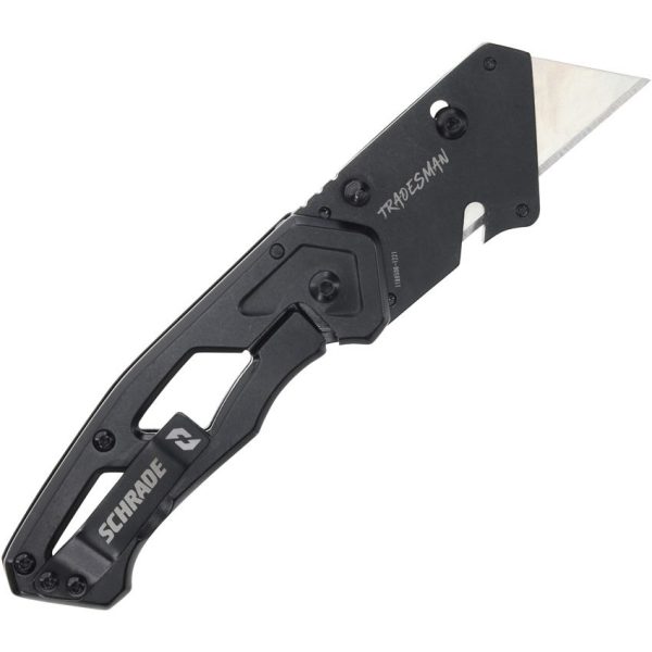 Schrade Tradesman Framelock - Stainless with Utility Blade