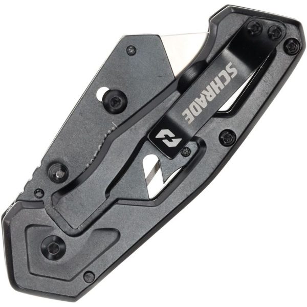 Schrade Tradesman Framelock - Stainless with Utility Blade