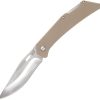 Schrade Slingshot Lockback Folding Knife 4" AUS-10A Tan G10