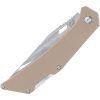 Schrade Slingshot Lockback Folding Knife 4" AUS-10A Tan G10