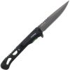 Schrade Inert CLR Linerlock Folding Knife - Black Aluminum