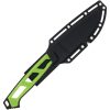 Schrade Isolate Drop Point Fixed Blade - Green Handle