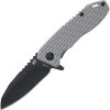 Schrade Tenacity Linerlock - Gray Aluminum Handle