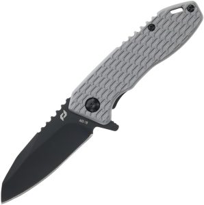 Schrade Tenacity Linerlock - Gray Aluminum Handle